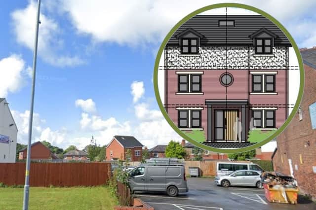 The new flats will be built on a car park used by local businesses in Towngate, Leyland