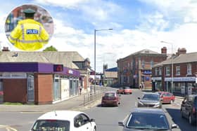 Golden Hill Lane in Leyland has been closed following a crash this afternoon