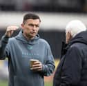 Paul Heckingbottom with Peter Ridsdale