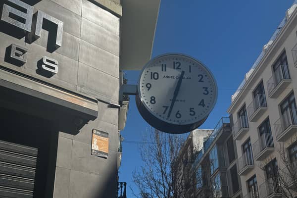 This clock eerily stopped at the time of the blackout - 12.33pm
