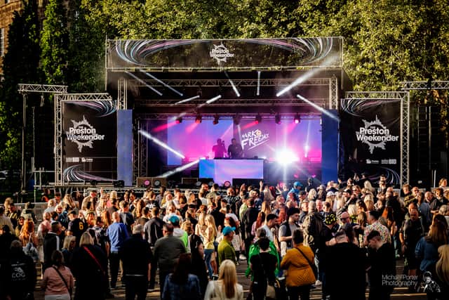 A scene from Preston Weekender 2025