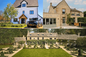 The three houses are worth a combined £8.5 million