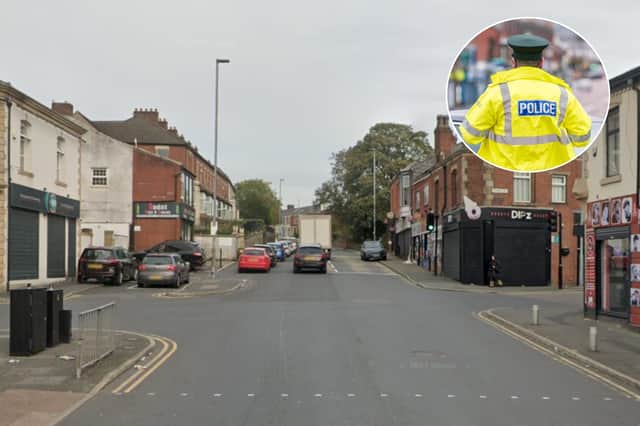 A driver was arrested after a man in his 90s died following a car crash in Blackburn