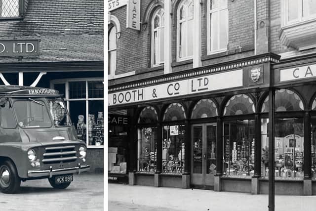 The historic grocery firm Booth & Co began life in June 1847 when 19-year-old tea dealer Edwin Henry Booth secured an £80 loan to open his first shop, The China House, in Blackpool. It was such a success he was able to repay the debt just three months later and soon opened a second, larger store in the market town of Chorley in 1855, followed by stores in Preston, Lytham and Blackburn between 1867 and 1884. The firm's expansion continued under his eldest son John Booth, who took over in 1899 and enlarged the existing stores, added cafés and opened eight new stores in the space of just 12 years between the wars. As shopping habits changed, the first of Booths stores converted to self-service in 1962. Today, Booths is run by Edwin J. Booth, the fifth generation of the Booth family, and has 28 stores across the North, employing around 3,000 people. In 2006, the firm was ranked second in a list of the world’s greatest food retailers.