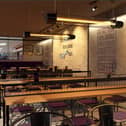 Artist impressions of the new SOHO Coffee unit in Liverpool Airport’s Departure Lounge.