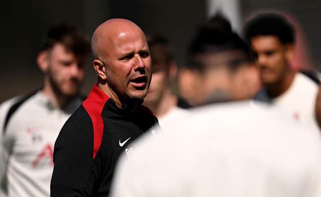 Arne Slot head coach of Liverpool