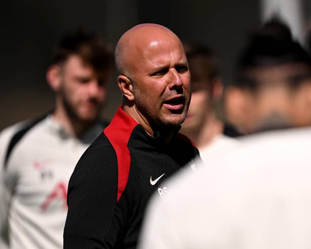 Arne Slot head coach of Liverpool 