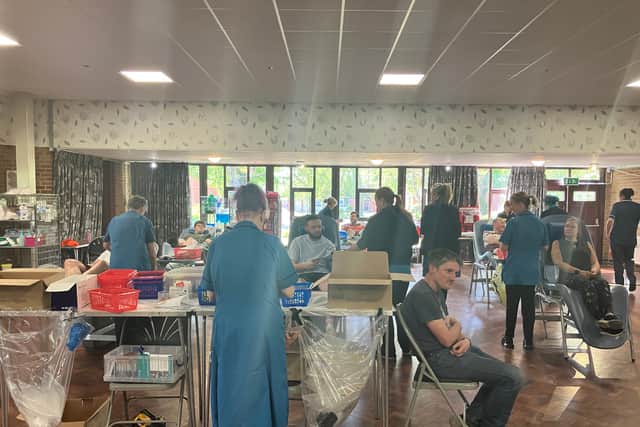 Southport blood donations.