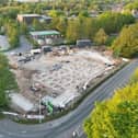 Work is well under way on the new McDonald's near Asda in Clayton Green near Chorley