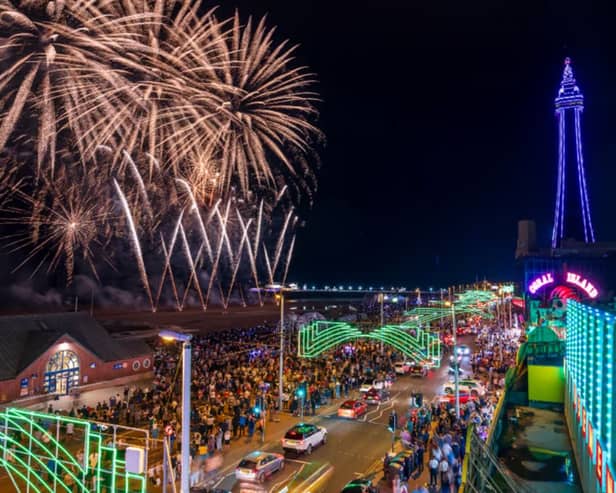 A scene from last year's World Fireworks Championship Blackpool.