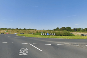 Police closed the A683 and Shefferlands Roundabout on Saturday, May 24, due to an overturned lorry.
