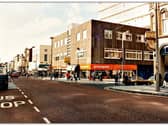 Friargate, west side, Preston. May 1988. 
Image kindly provided by Paul Swarbrick and Gillian Lawson of the Preston Historical Society. 