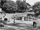 This nostalgic image shows local mums and their chidren enjoying the beauty of Preston's Moor Park