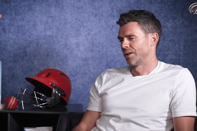 James Anderson chatting to the William Hill Sports Book of the Year Award 2025 podcast.