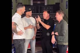 When the Spud Bros met Ant and Dec. 