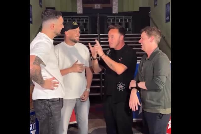 When the Spud Bros met Ant and Dec.