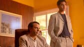 Tom Cullen (John Palmer) and Joshua Samuels (Jerren) in The Gold series 2