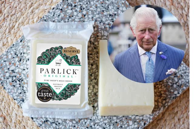 King Charles is partial to sheep's cheese he told Butler's Farmhouse Cheeses
