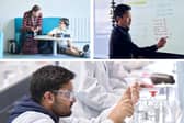 Various photos captured at  Lancaster University School of Mathematics.