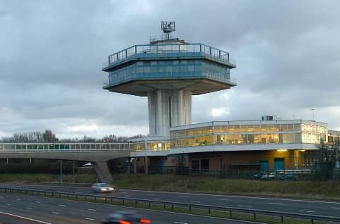 Forton Motorway Service Station is considered a design classic