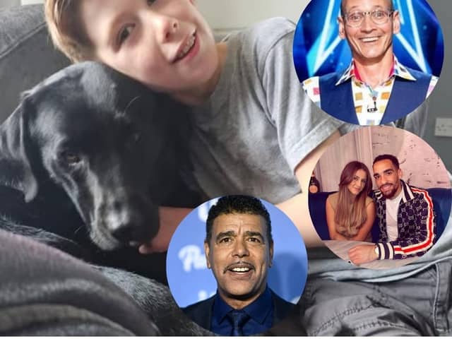 A host of celebs have helped Toby.