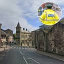 Two pedestrians were injured in a hit-and-run in Padiham