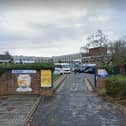 St Bede's Catholic High School went into lockdown yesterday after two boys were spotted climbing over a gate. 