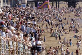 Many will hit Blackpool beach this weekend to bask in the sunshine.