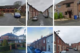 The least expensive post codes in the Bamber Bridge area, 2025
