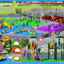 How Tardy Gate play park will look