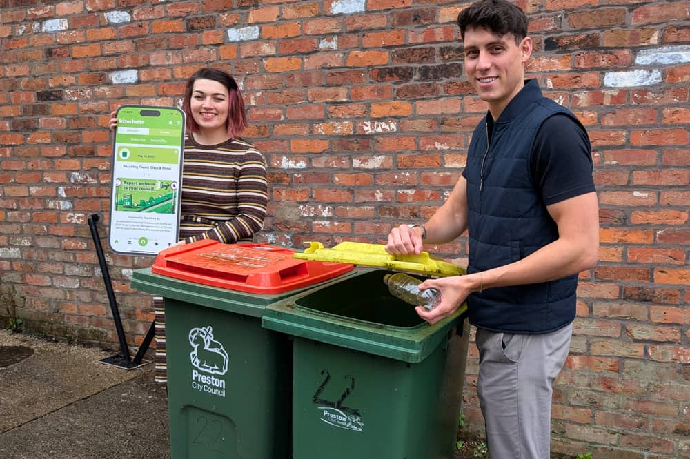 Councillor Freddie Bailey, Cabinet Member for Environment and Community Safety at Preston City Council launching the scheme.