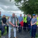 Councillor Steven Livesey; Councillor Kenneth Minto; Chris Gregson, Public Rights of Way Officer for Lancashire County Council; Charlotte Hebditch, Estuary Restoration Officer for Wyre Rivers Trust; Wyre Council Officers and Coast and Countryside Rangers and Wyre Council Volunteers