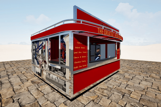The proposed new-look Spud Bros outlet