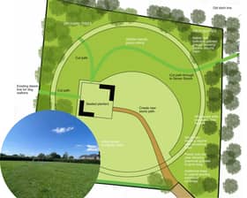 How the open space off Seven Sands, Longton, could look