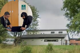 New mental health support planned for Brinscall at the former Millfields Day Care Centre in School Lane. Inset: Asif and Shaz.