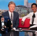 Naga Munchetty and Charlie Stayt present BBC Breakfast. Inset: Producer Richard Frediani. 