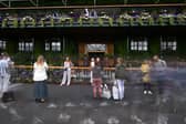 The player's entrance to Centre Court at Wimbledon
