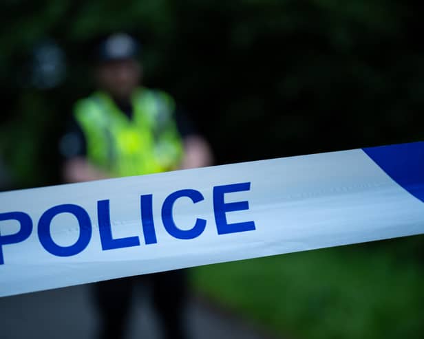 Police were called to the scene on Tuesday afternoon. 