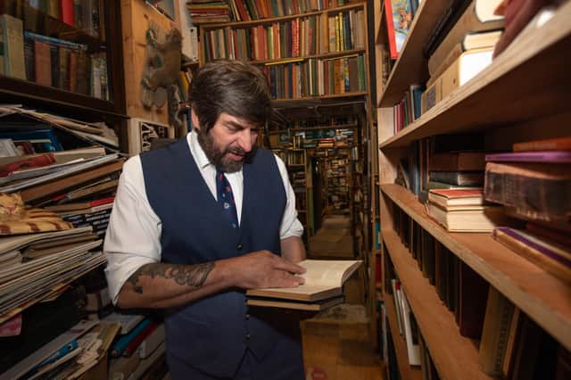 Tony Vettesse has owned The Old Pier Bookshop since 1990. Photo by Lucinda Herbert