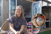 Michelle Murray, from New Longton, near Preston, runs an Etsy craft business selling personalised gifts from her garden shed.