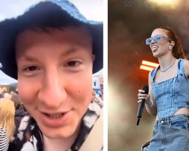 A video of a Lytham Festival goer during Jess Glynne's set has gone viral