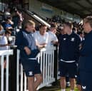 First team players at the Bamber Bridge v Preston North End pre-season friendly 