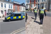 An imitation firearm was seized during a police raid on a property in Blackpool