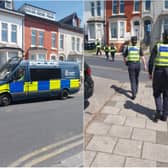 An imitation firearm was seized during a police raid on a property in Blackpool