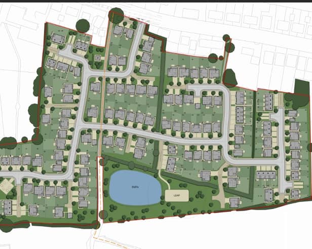 Story Homes plan for land off Chapel Lane, Longton