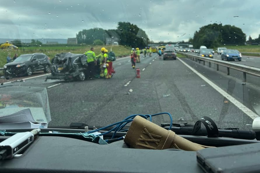 9 injured in serious crash which closed M6 between Preston and Lancaster ...