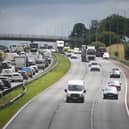 Police deal with a serious collision on Friday, July 18 which closed the M6 between Standish and Leyland