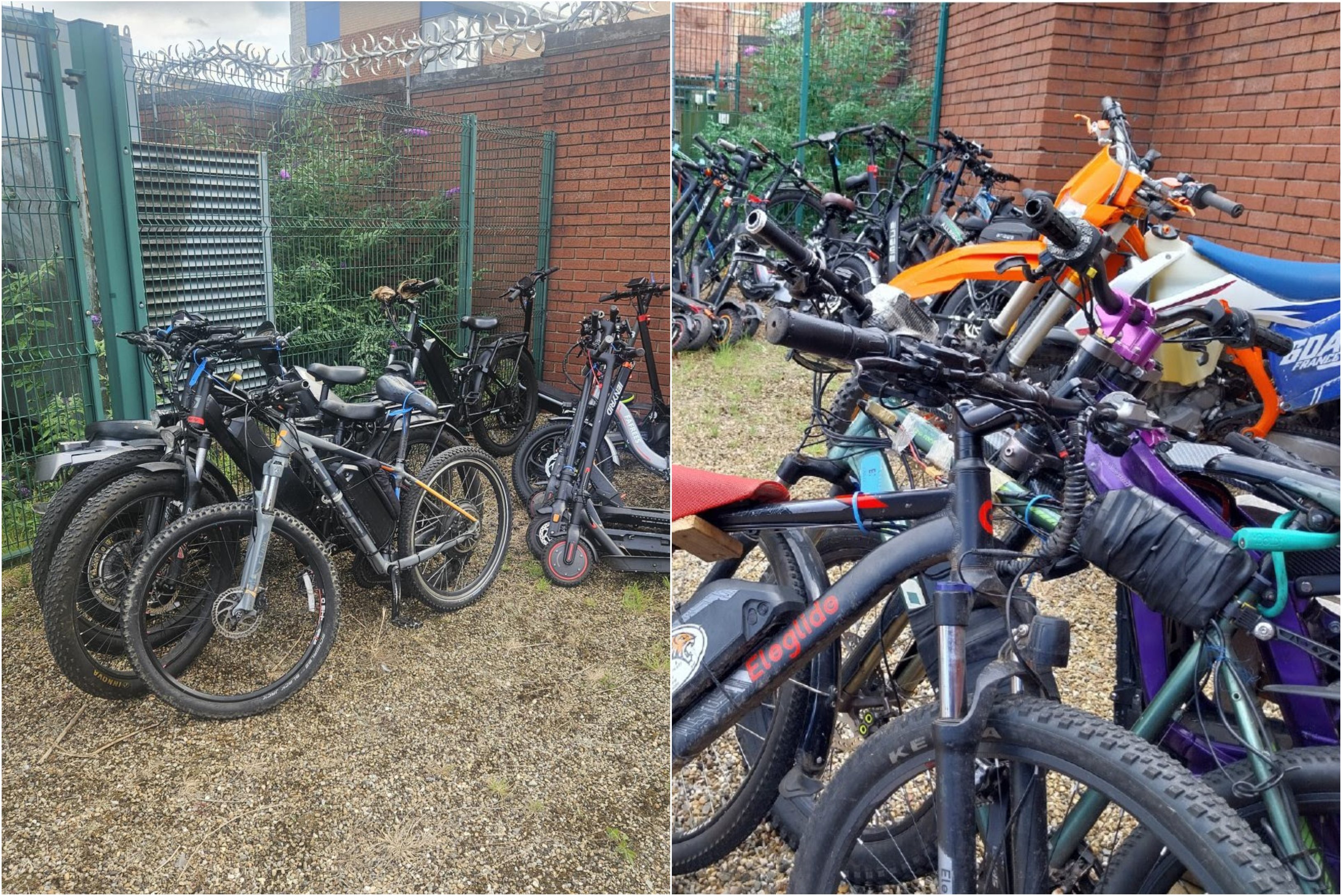 40 illegal e-bikes and e-scooters seized in police crackdown on anti ...