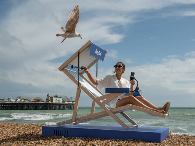 It comes after a fifth of Brits admit they now shop on their phone or tablet at the seaside