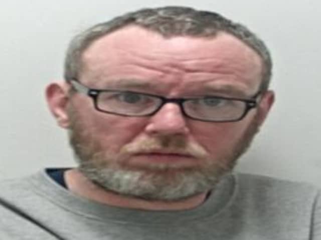 David Broadbent has been jailed for a series of offences committed across Blackpool and Preston